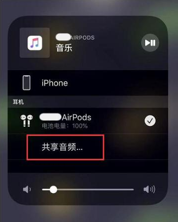 白茅湖农场苹果14音频维修点分享iPhone14音频共享设置方法 