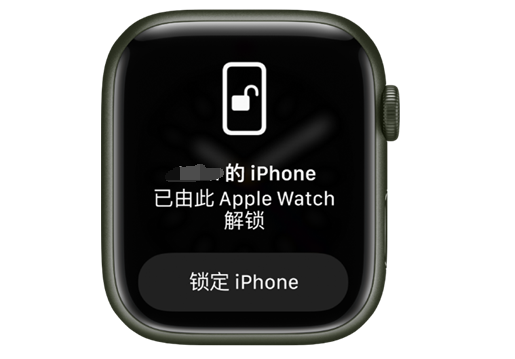 白茅湖农场苹果手机维修分享用 AppleWatch 解锁配备面容 ID 的 iPhone方法 