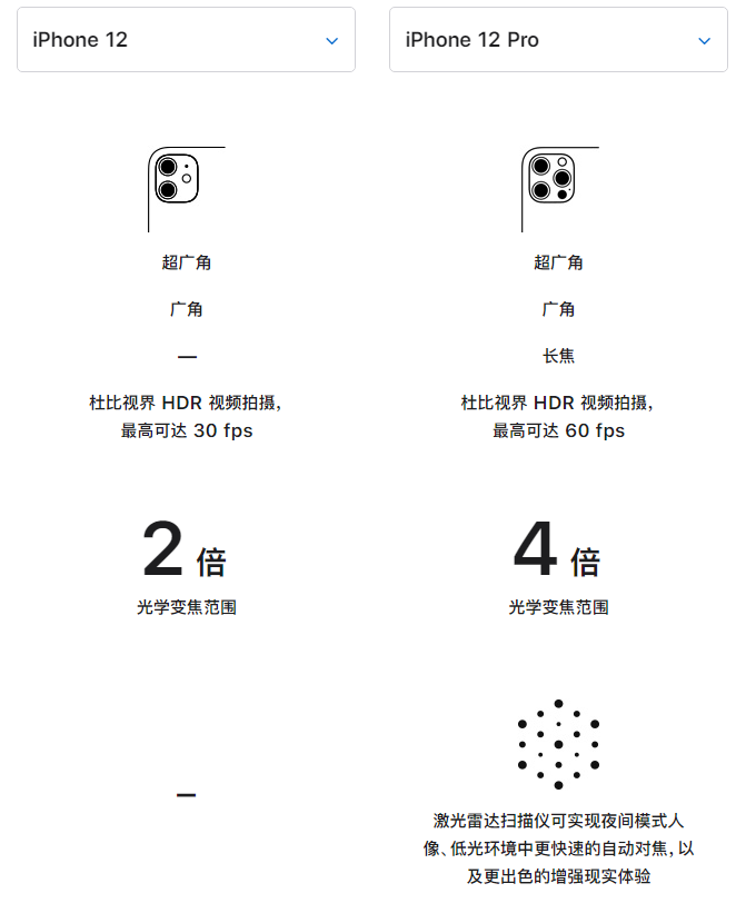 白茅湖农场苹果手机维修分享苹果 iPhone 12 与 iPhone 12 Pro 选哪款 